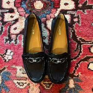 Coach Fortunata black loafers 6.5 M